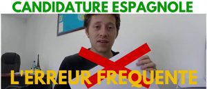 présentation de l'article Holamigo sur l'erreur fréquente dans une candidature en espagnol