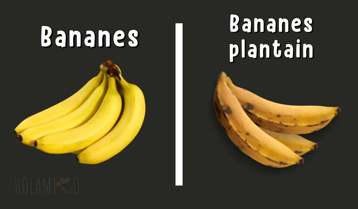 Comment dire « banane » en espagnol plátano, banana ou banano