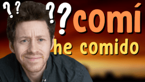 présentation de l'article Holamigo sur l'utilisation du passé composé et de l'imparfait en espagnol