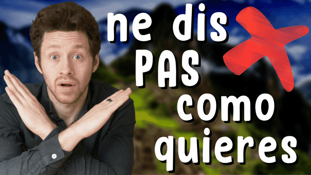 présentation de l'article Holamigo sur "ne dis pas como quieres" en espagnol