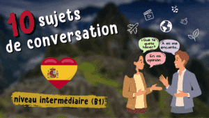 présentation de l'article Holamigo sur 10 sujets de conversation en espagnol