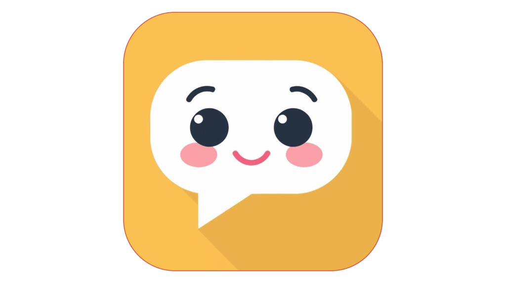 Logo de la plateforme Blablamigo, avec un petit visage en forme de bulle de dialogue