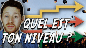Miniature de vidéo avec une photo de Pierre et le titre « quel est ton niveau ? » illustrant un article Holamigo