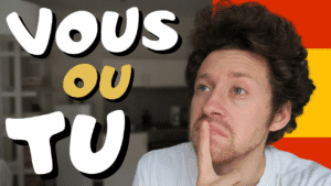 Miniature de vidéo avec Pierre et le titre « vous ou tu » pour illustrer un article Holamigo