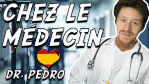 Miniature de vidéo avec une photo de Pierre et le titre « chez le médecin » illustrant un article Holamigo